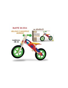 BICICLETTA LEGNO VERDE 40594