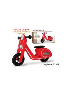 SCOOTER LEGNO ROSSO 40595