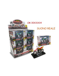 METAL KIDS - MOTO CROSS IN METALLO C/SUONO   60996