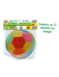 PALLA MULTICOLORE STOFFA SONAGLIO 61649