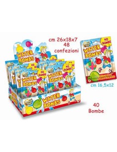 TEO'S - BOMBE AD ACQUA 40PZ ASSORTITI  63593