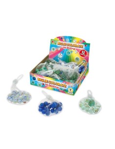 TEO'S - BIGLIE IN VETRO 1X25MM 18X16MM IN RETE 63620