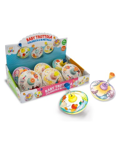 GOGO - TROTTOLA IN METALLO COLORATA 4 ASS  68047