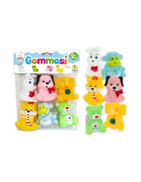 GOMMOSI ANIMALI BUFFI 6 PZ 74259