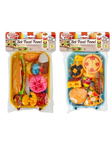 GRANDE CHEF - SET FAST FOOD 2 MDL ASS...