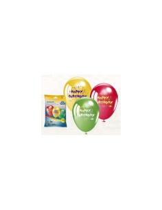 PALLONCINI  MEDIUM HAPPY BIRTHDAY 10PZ FB4053
