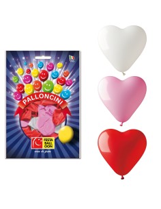 PALLONCINI CUORI ASS. 14 PZ  FB4023