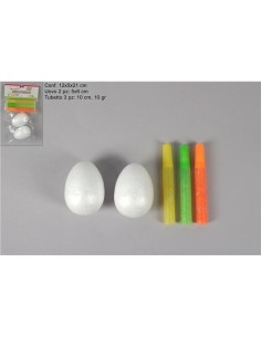 SET 2 UOVA POLISTIROLO 6CM CM001977