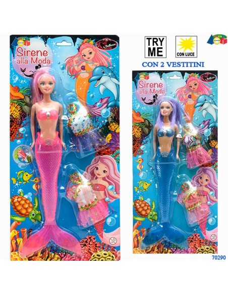 SIRENA CON 2 VESTITI 70290