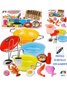 PENTOLE METALLO COLORATE 69672