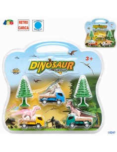 SET 4 MEZZI+4 DINOSAURI+ALBUM 10247