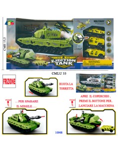 CONF. CARRO ARMATO FRIZ+ MEZZI,SPARA MISSILE, ASS. 10968