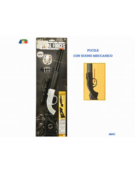 FUCILE POLIZIA SET CON ACCESSORI 68905
