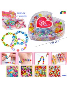 CUORE TRASP. CON PERLINE , ASS 69842