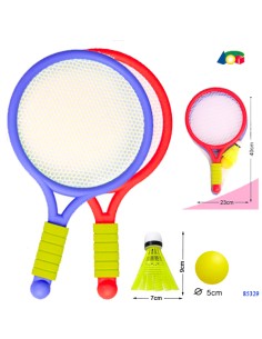 COPPIA RACCHETTE VOLANO C/PALLA+VOLANO ASS 85329