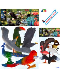BUSTA UCCELLI  VOLO DI COLORI ASS 51108