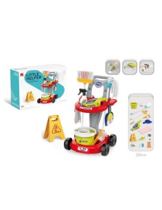 CARRELLO PULIZIA 20 ACCESSORI 52801
