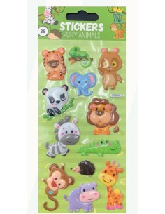 STICKERS PUFFY ANIMALS ST0046