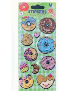 STICKERS PUFFY DONUTS ST0068
