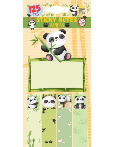 STICKY NOTES 125 PANDAS NOTES GIFTY KING SN06