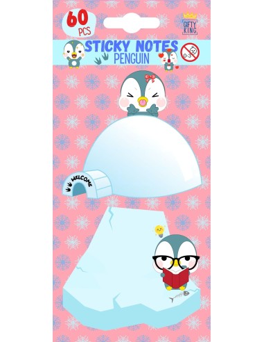 STICKY NOTES 60 PENGUIN NOTES GIFTY...