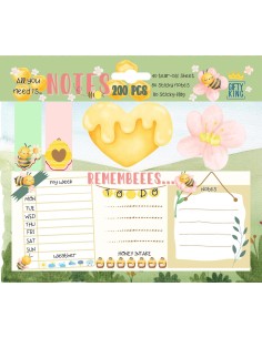 PADNOTES ALL YOU NEED IS NOTES BEE - 200 SHEETS GKPAD05