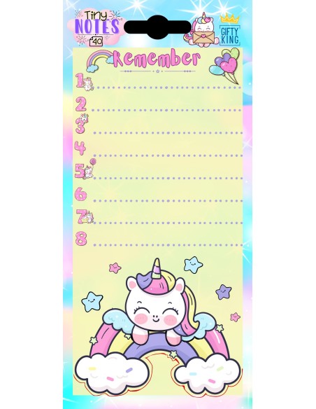 TINY NOTES UNICORN - 40 SHEETS GKTN01