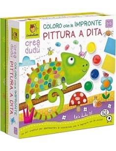 LUDATTICA CREA DUDU'-COLORO E DECORO CON LE DITA  23331