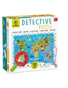 LUDATTICA DETECTIVE PUZZLE LA MAPPA DEGLI ANIMALI DAL...