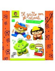 LUDATTICA ORIGAMI DELLE FIABE- GATTO CON GLI STIVALI 23522