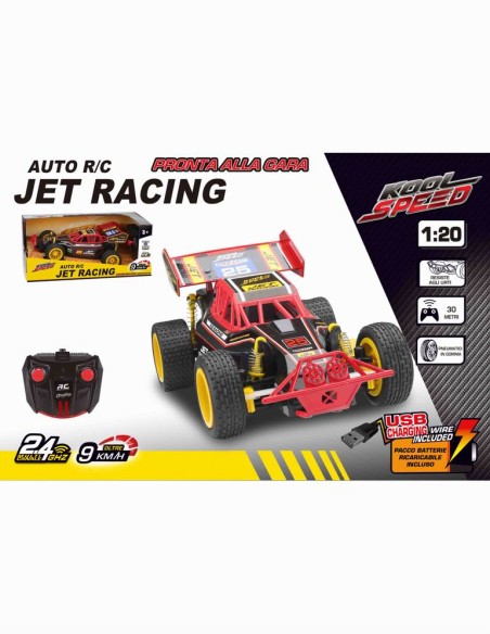 AUTO R/C BUGGY JET RACING CON PACK 26CM 17006