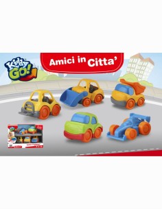 KIDDYGO AMICI IN CITT SET 5 VEICOLI 17014