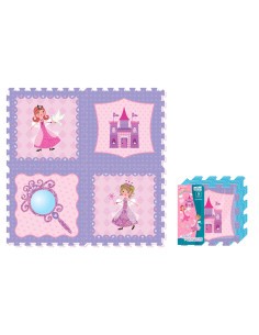 TAPPETO PUZZLE FATINE PRINCESS 95X95 17351