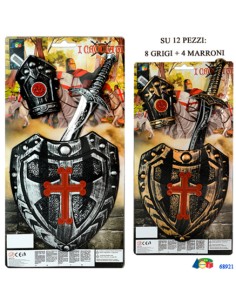 SET I CROCIATI C/SCUDO SPADA PROTEZIONE, ASS 68921