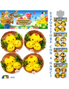 BUSTA C/ 4 NIDI SOGG, PASQUALI, ASS 90191