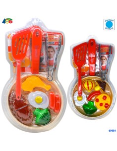 SET BIVALVA PADELLA  C/ACCESSORI , ASS. 69684