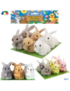 BUSTA 6 CONIGLI, ASS.  90315