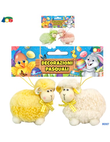 BUSTA 2 PECORE MATERIALE PELUCHE DA...