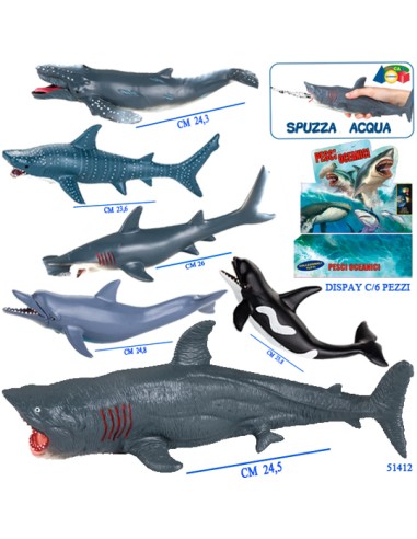 PESCE OCEANICO MORBIDO SPRUZZA ACQUA...