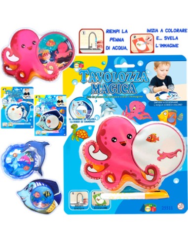 SET DISEGNO PESCI DA COLORARE +...