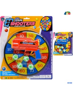 SET DARDO VELCRO C/ PISTOLA E 4 PALLE  85506