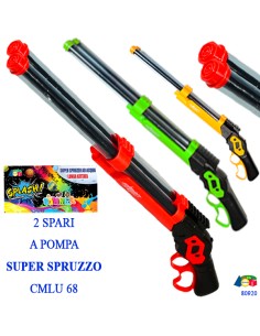 FUCILE  ACQUA  POMPA 2 CANNE SUPER SPRUZZO 80920