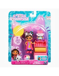 GABBY'S DOLLHOUSE PACK DA 2 PERSONAGGI E ACCESSORI STUDIO...