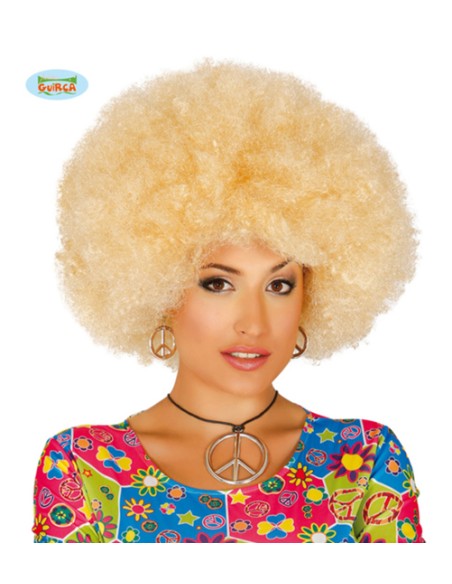 PARRUCCA AFRO BIONDA EXTRA 4007