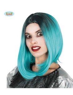 PARRUCCA CASCHETTO LUNGO N/VERDE 4028