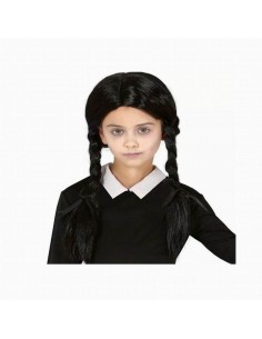 PARRUCCA NERA CON TRECCIA 4945