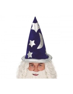 CAPPELLO DA MAGO BLU, VELLUTO 13008