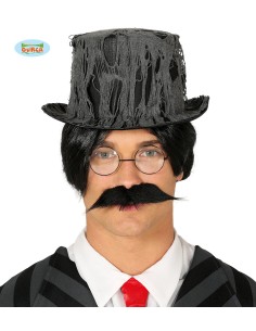 CILINDRO NERO CON RAGNATELE 13015