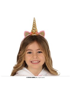 DIADEMA UNICORNO ORO BAMBINO 13050