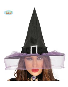 CAPPELLO STREGA CON VELO 13154